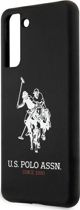 Θήκη Smartphone U.S. Polo Assn. S21+ Λογότυπο Σιλικόνης, Μαύρο