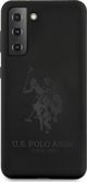U.S. Polo Assn. Θήκη Σιλικόνης για Samsung Galaxy S21 Plus, Μαύρο