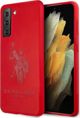 Θήκη U.S. Polo Assn. για Samsung Galaxy S21+ (G996), Σιλικόνης, Κόκκινο