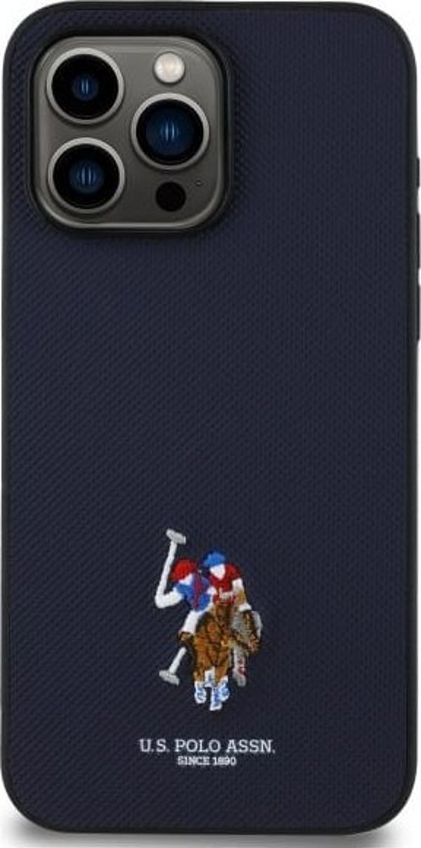 US Polo USHCP15XPEMV iPhone 15 Pro Max 6,7" κεντημένο DH χρώμα μπλε/ναυτικό