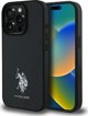 US Polo USHCP15XPGEK iPhone 15 Pro Max 6,7" μαύρο Δερμάτινο Κεντημένο DH Χρώμα
