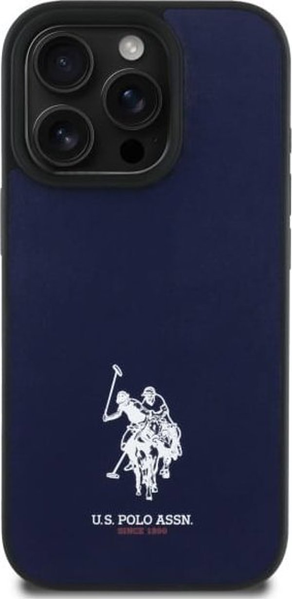 US Polo USHCP15XPGEV iPhone 15 Pro Max 6,7" δερμάτινο κεντημένο DH χρώμα