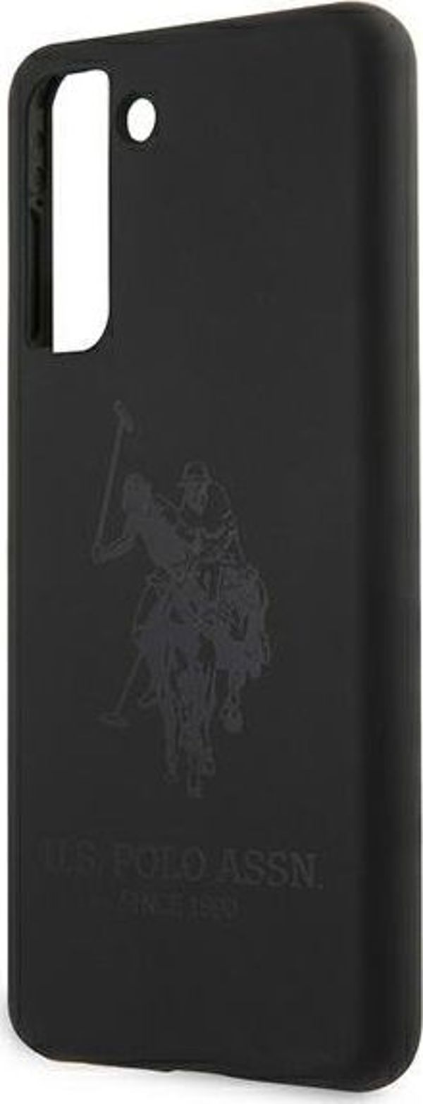 U.S. Polo Assn. Θήκη Smartphone S21 G991, Silicone On Tone, Μαύρη