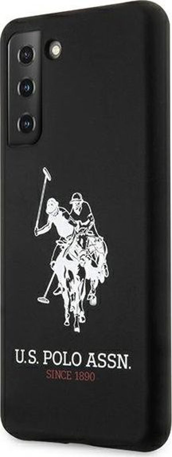 Θήκη U.S. Polo Assn. Silicone Logo για Smartphone - Μαύρο (USHCS21SSLHRBK)
