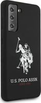 Θήκη U.S. Polo Assn. Silicone Logo για Smartphone - Μαύρο (USHCS21SSLHRBK)