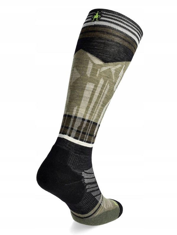 U'S Ski Targeted Cushion Summit Shot OTC Socks, 001 | black, M