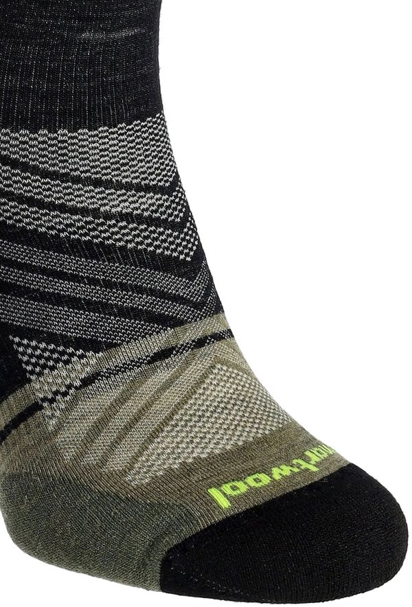 U'S Ski Targeted Cushion Summit Shot OTC Socks, 001 | black, M