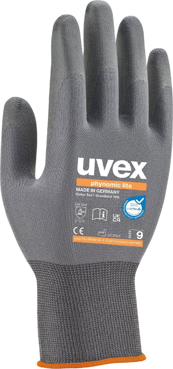 Uvex uvex phynomic lite γάντι ασφαλείας μέγεθος 8