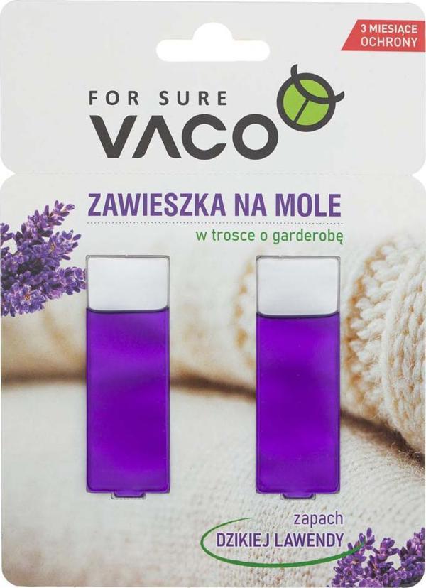Vaco VACO Zawieszka na mole w zelu (lawenda) - 2 sztuki
