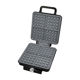 Βαφλιέρα Primo PRWM-40548 1500W, 4 Θέσεων με Κεραμικές Marble Πλάκες, Inox/Μαύρη