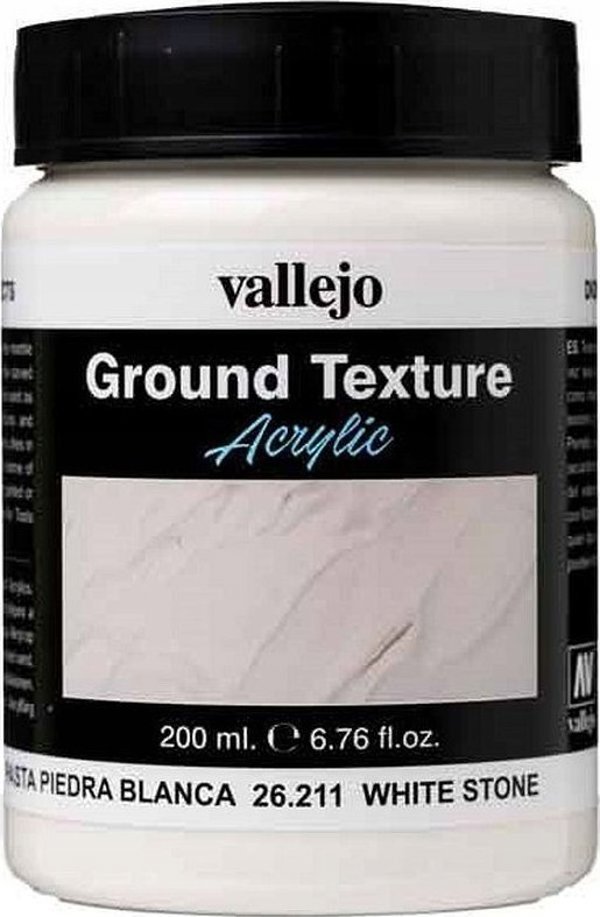 Vallejo Diorama FX Ground Textures - White Stone, 200ml - Υλικό Δημιουργίας Διοραμάτων