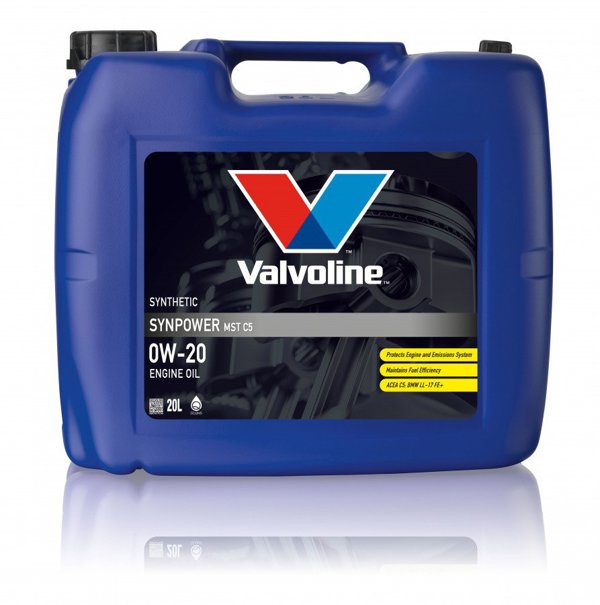 Valvoline Alyva varikliui SYNPOWER MST C5 0W20 20L, Valvoline
