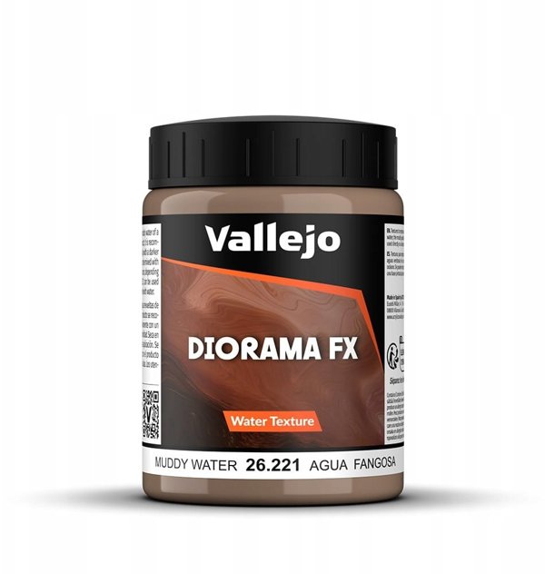 Vallejo: 26.221 - Diorama FX - Water Textures - Muddy Water (200 ml)