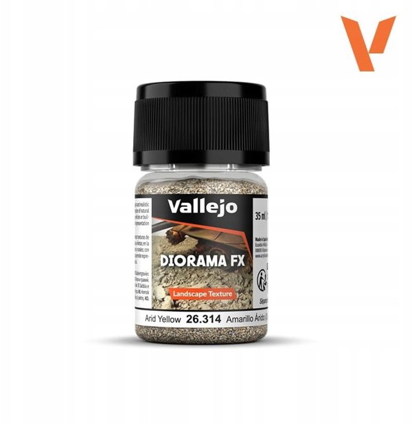 Vallejo: 26.314 - Diorama FX - Landscape Textures - Arid Yellow (1-2 mm)