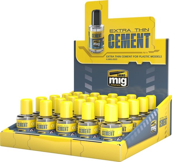 Vallejo Ammo: Extra Thin Cement Display (25)