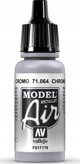 Vallejo Vallejo 71.064, 17 ml, Ασημί, Μεταλλικό, Μπουκάλι