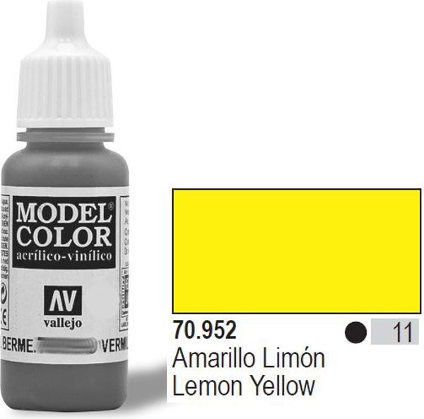 Vallejo Χρώμα Nr11 Λεμονί Κίτρινο 17ml - 70952