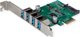 Value Karta PCI Express VALUE, USB 3.2 Gen 1, 4 porty