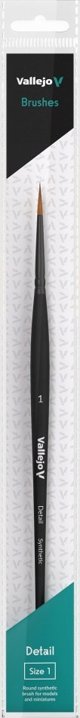 Vallejo B02001 - Detail - Round Brush - Synthetic 1
