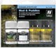 Vallejo Diorama Effects Set Mud & Puddles - 73.189, Σετ 4 x 35ml για Μοντελισμό
