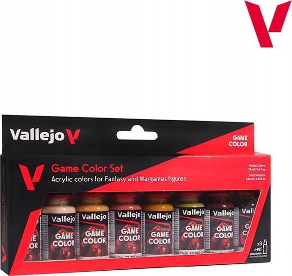 Vallejo Game Color Σετ Χρωμάτων - Skin Tone 8 x 18ml (72.187)