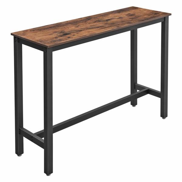 Vasagle Μεταλλικό Ορθογώνιο Τραπέζι - Bar 120 x 40 x 100 cm (LBT12X) (VASLBT12X)
