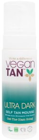 Vegan Tan, Ultra Dark Tan, Vegan, Bronzing, Self-Tanning Mousse, 150 ml For Women