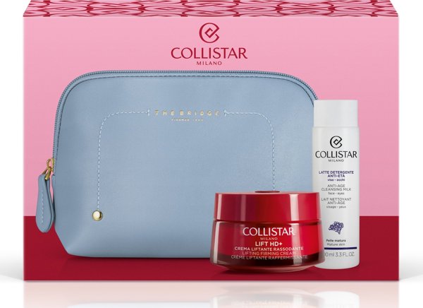 Collistar Lift HD Σετ Περιποίησης Προσώπου: Κρέμα 50ml, Καθαριστικό Γάλα 100ml & Καλλυντική Τσάντα