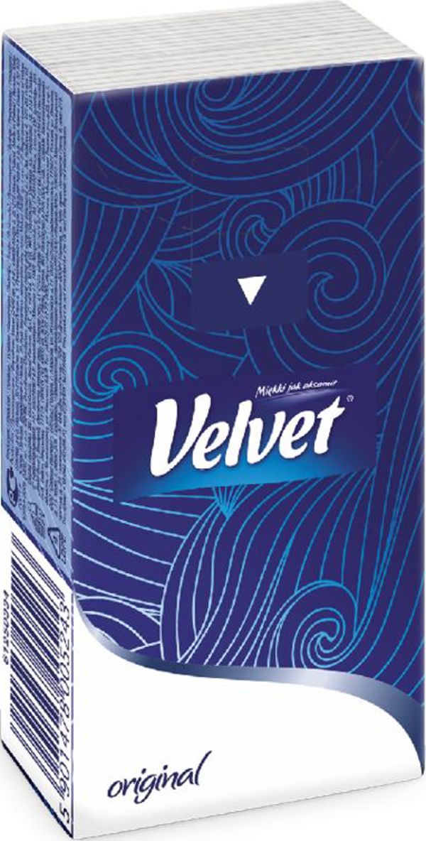 Velvet Original Χαρτομάντιλα 4 Στρώσεων, 10 Πακέτα x 9 Τεμάχια