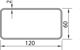 Vents Kanal plaski bialy 120 x 60 x 500mm
