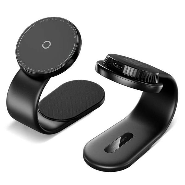 VENTION Magnetic Wireless Car Mount Charger Black (KSKB0) (VENKSKB0)