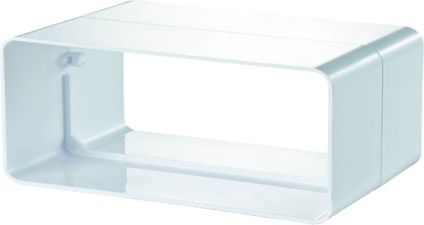 Vents Συνδετήρας σε λευκό 120 x 60mm για επίπεδους αγωγούς (420)