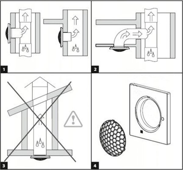 Vents VENTS Silent bathroom fan, 100TH humidity sensor | Vents