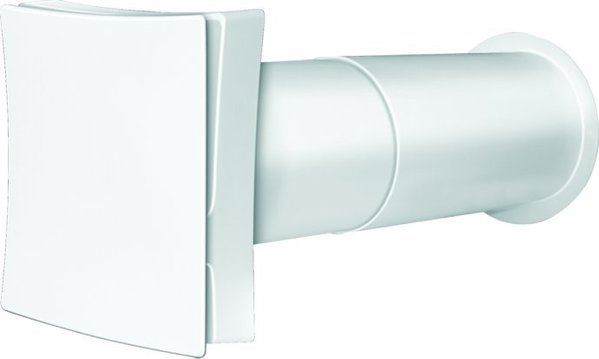 Vents Nawiewnik PS 100WH με ρυθμιζόμενη εσωτερική γρίλια και κυκλική γρίλια