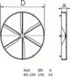 Vents Zawor zwrotny do wentylatorow 150mm KO150