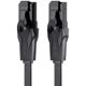 VENTION Flat Cat.6 UTP Patch Cable 1M Black (IBABF) (VENIBABF)