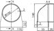 Vents Kolano lacznikowe biale 110 x 54 / 100mm (030)