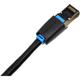 VENTION Cotton Braided Cat.8 SFTP Patch Cable 1M Black (IKGBF) (VENIKGBF)