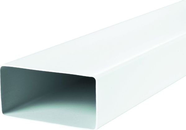 Vents Επίπεδο λευκό αεραγωγό 110 x 55 x 1500mm