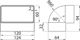 Vents Kolano pionowe 90° biale 120 x 60mm (460)