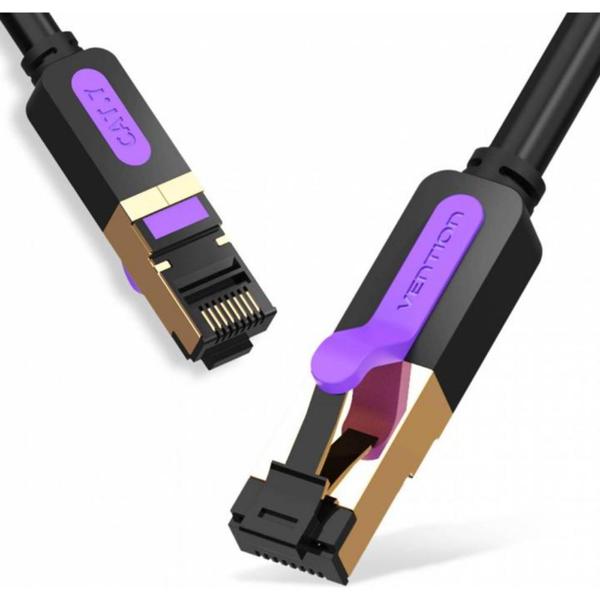 VENTION Cat.7 SFTP Patch Cable 1M Black (ICDBF) (VENICDBF)