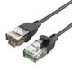 VENTION Cat.6A UTP Patch Cable 1M Black Slim Type (IBIBF) (VENIBIBF)