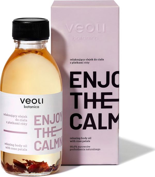 Veoli Botanica Enjoy The Calmness Oil, Λάδι Σώματος με Ροδέλες Τριαντάφυλλου, 150ml