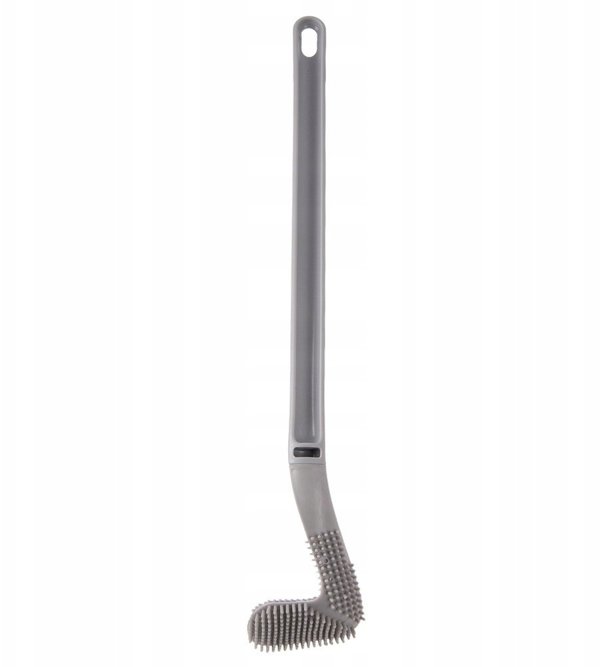 Verk Szczotka do WC Toaletowa Silikonowa Wisząca Szara 40 cm ORION (Ori_540211)