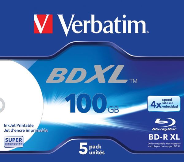 Verbatim BD-R 100 GB 4x 5 τεμάχια (43789)