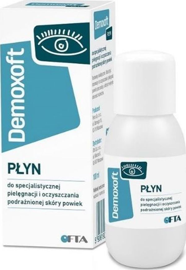Verco Demoxoft plyn do pielegnacji i oczyszczania podraznionej skory powiek 100ml