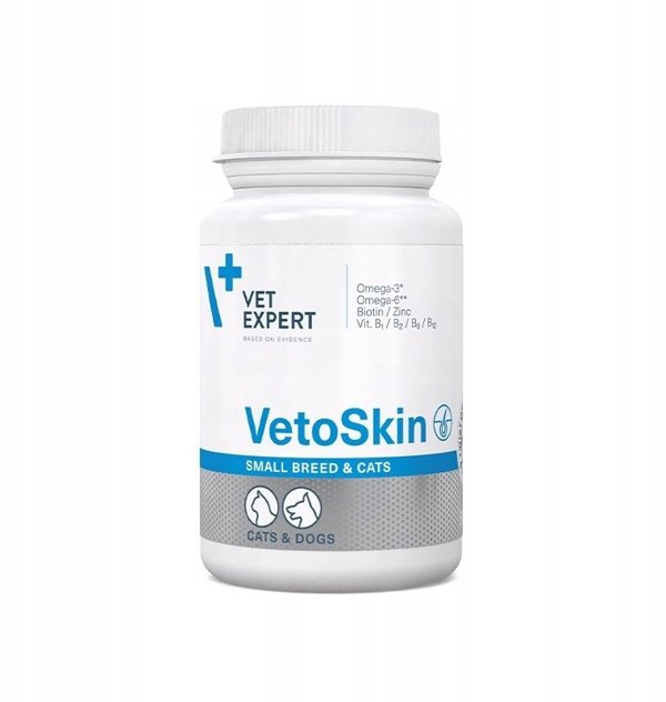 VetExpert VetExpert VetoSkin Small Breed and Cats 60 kaps.