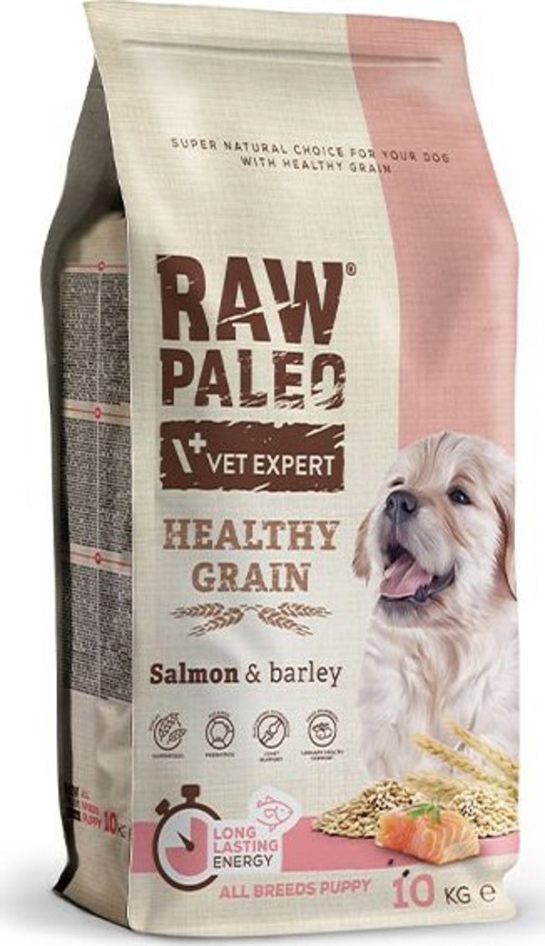 VetExpert VetExpert Raw Paleo Healthy Grain Salmon&Barley Puppy - Ξηρά τροφή για σκύλους - 10kg