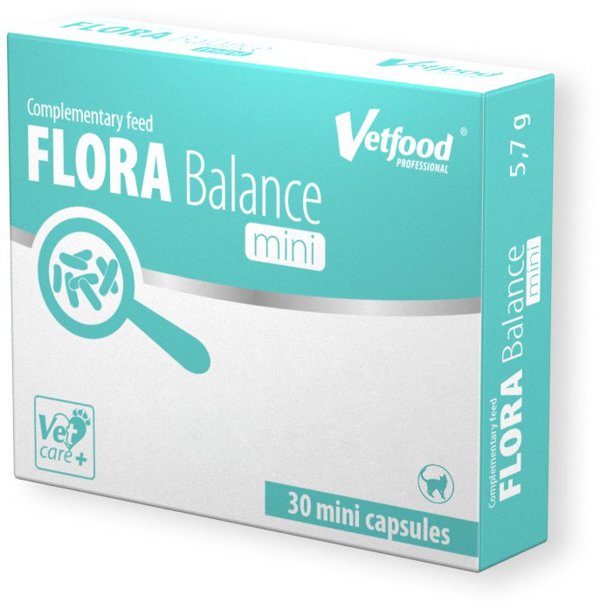 Vetfood Flora Balance Mini για Γάτες 30 Κάψουλες