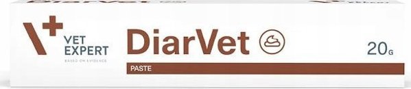 VetExpert Diarvet Πάστα για Σκύλους & Γάτες, Συμπλήρωμα Διατροφής για τη Διάρροια, 20g